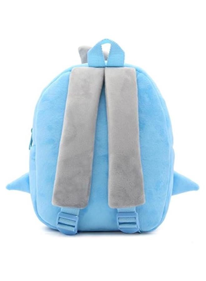 NICE CHOICE Cute Toddler Backpack Toddler Bag Plush Animal Cartoon Mini Travel Bag for Baby Girl Boy 2-6 Years(Shark) - Image 3